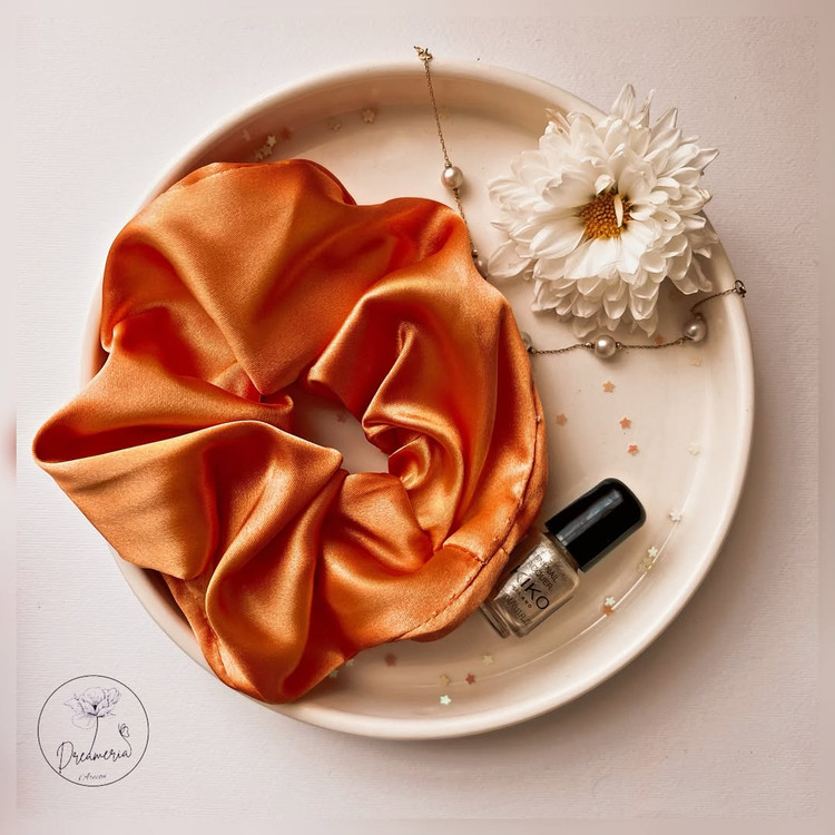 کش اسکرانچی رنگ نارنجی